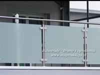 Balustrady balkonowe szklane